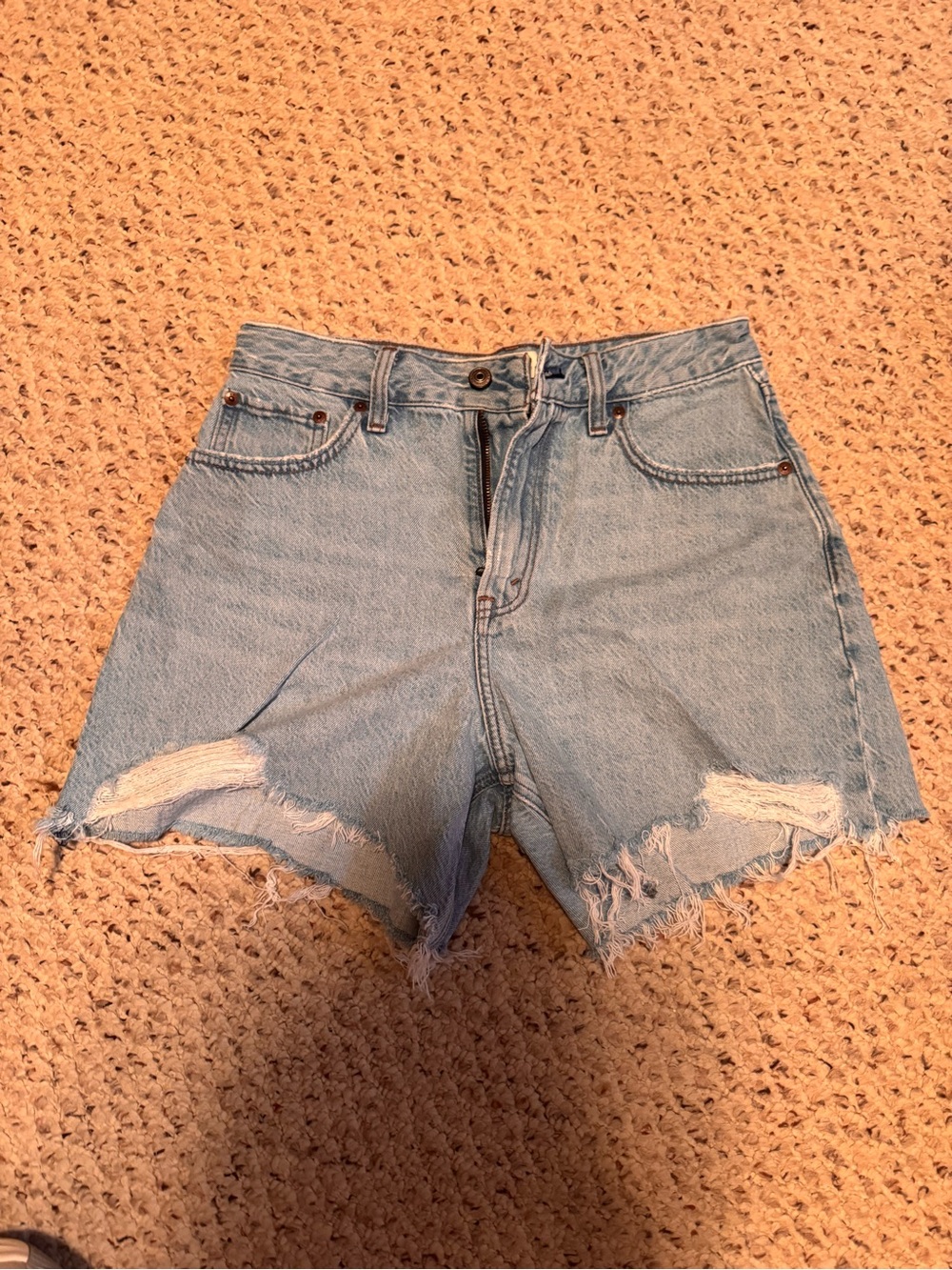 Abercrombie & Fitch | The Loose Short High Rose Curve Love Shorts | 27/4